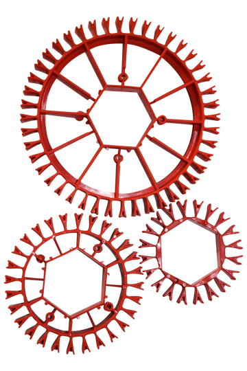 Flap Wheel Hub — Reusable Plastic Hub