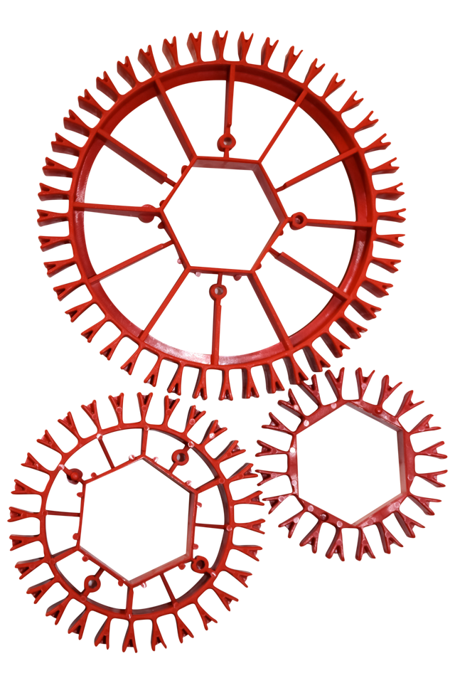 Flap Wheel Hub — Reusable Plastic Hub
