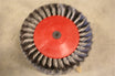 6" Twisted Steel Distressing Head with Spindle photo 2