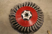 6" Twisted Steel Distressing Head with Spindle photo 3